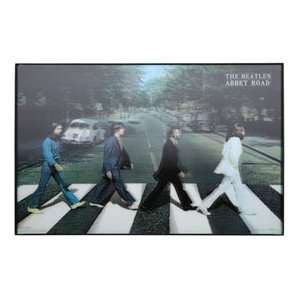  Framed 3 D Beatles Abbey Road Poster: Home & Kitchen