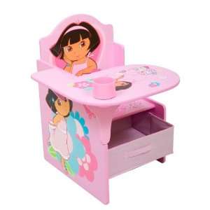  Nickelodeon Dora Chair Desk with Pull Out Under the Seat 