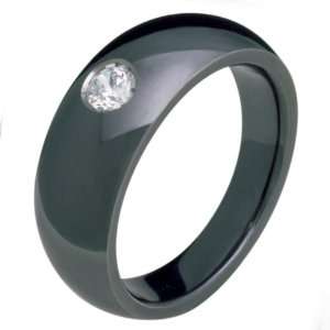   Black Titanium Wedding Band for Him and/or Her Alain Raphael Jewelry