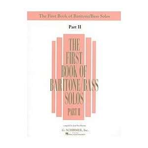  The First Book of Baritone/Bass Solos   Part II (Book Only 