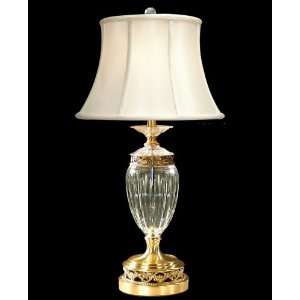  Dale Tiffany GT90028 Crystal Table Lamp, Light Antique 