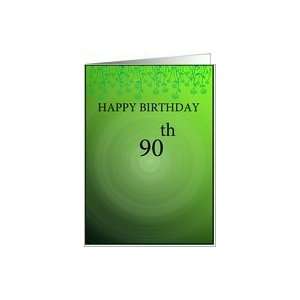  90TH HAPPY BIRTHDAY Card Toys & Games