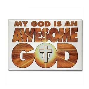  Rectangle Magnet My God Is An Awesome God 