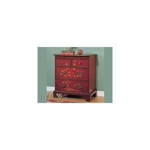   Console Table in Red Brown Finish by Acme   9160: Home & Kitchen