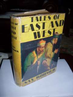   Tales of East and West Sax Rohmer DJ Fu Manchu Yellow Peril  