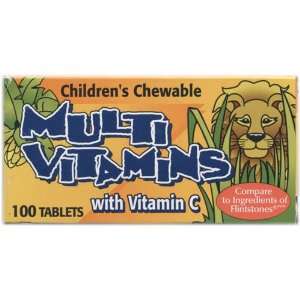   Childrens Chewable Multivitamin Supplement with Vitamin C, 100