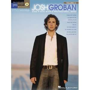  Josh Groban   Pro Vocal Series Volume 33 Musical 