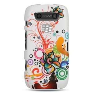 VMG BlackBerry Torch 9850/9860   Colorful Floral Design Hard Case [In 