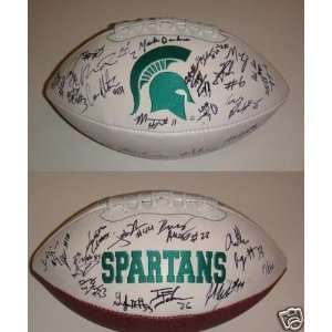  2009 Michigan State Spartans Team Signed Football 