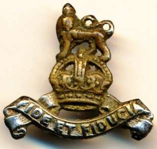 BRITISH MILITARY ROYAL ARMY PAY CORPS CAP BADGE 1929 52  