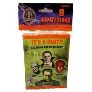   Universal Monsters Halloween Party Invitations   8 Pack Toys & Games