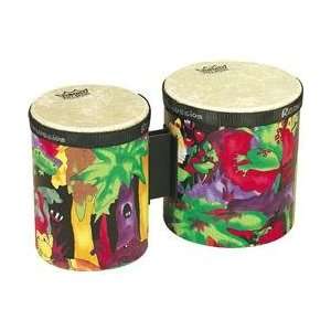    Remo Kids Percussion Rain Forest Bongos: Musical Instruments