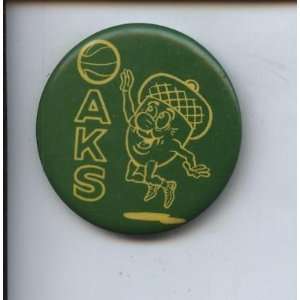  Original 1960s ABA Basketball Oakland Oaks Pin MINT   NBA 