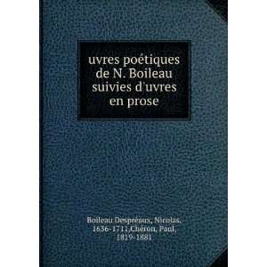   ,ChÃ©ron, Paul, 1819 1881 Boileau DesprÃ©aux  Books