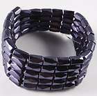 100PCS NEW MAGNETIC HEMATITE FACETED BEADS 8X5MM  