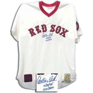  Carlton Fisk Boston Red Sox Autographed Jersey Sports 