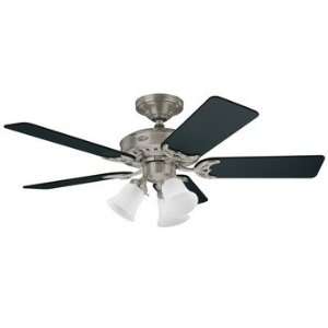   46 Inch Brushed Nickel Ceiling Fan with Light: Home Improvement
