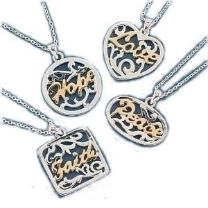    Necklaces & Pendants , Faith. Peace. Love.Hope (HOPE) Jewelry