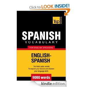   English Spanish   9000 Words Andrey Taranov  Kindle Store