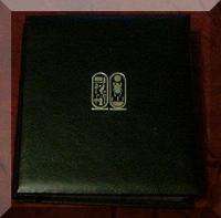 King Tut Golden Boy King & Coffin 23K Gold Stamps  