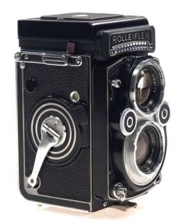 ROLLEIFLEX TLR WHITE FACE 3.5 F RARE MINT XENOTAR CASED  