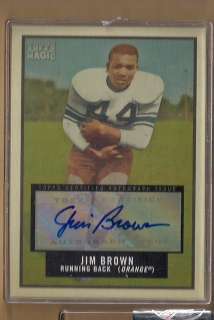 A0299 2009 TOPPS MAGIC JIM BROWN #248 CERTIFIED AUTOGRAPH  