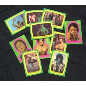   Hulk 1979 TV Series Trading Card Stickers Unused 