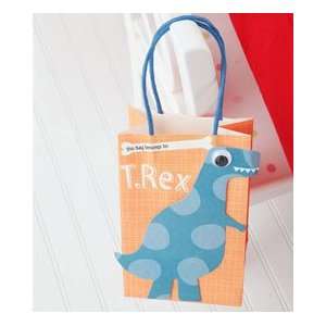  dinosaur party treat bags (set of 8): Toys & Games