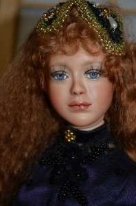 Kathleen Hill Nisha OOAK 25 inch porclain beautiful lady doll  