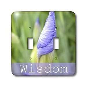  Sanders Flowers   Wisdom Purple Iris Flower  Inspirational Quotes 
