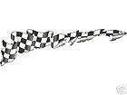 RACING CHECKERED RIP GRAPHIC DECALS 24