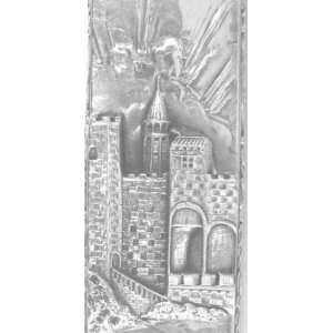  Henryk Winograd Judaica .999 Silver Jerusalem Mezuzah 