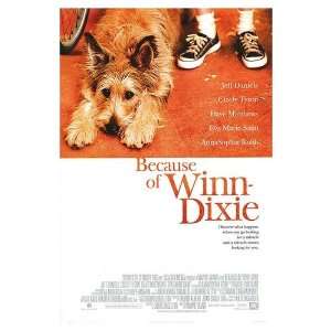  Because of Winn Dixie Original Movie Poster, 27 x 40 