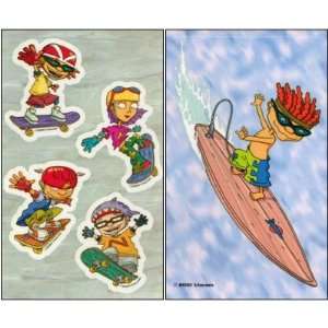  Rocket Power   Peel and Stick   5 Window Clings   Decals 
