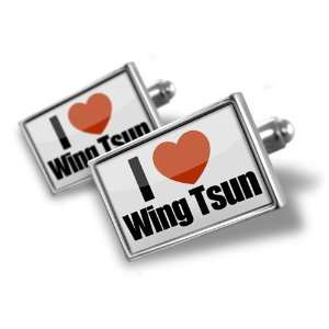  Cufflinks I Love Wing Tsun   Hand Made Cuff Links A MAN 