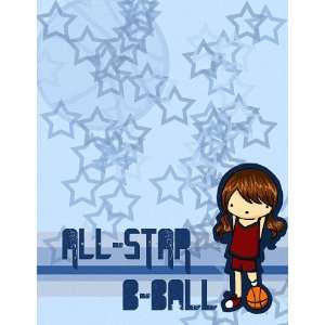  All Star B Ball Four Faced Notebook