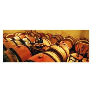 High Definition Canvas Art 3013 Wine on Cask   Napa Valley Winery