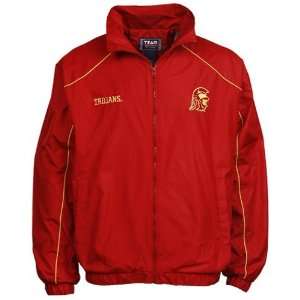  USC Trojans Cardinal Windward Jacket: Sports & Outdoors