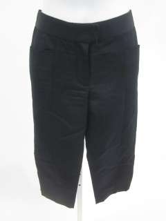 NWT MAGASCHONI Black Cropped Pants Slacks Sz 0 $298  