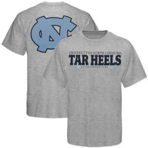   Nike North Carolina Tar Heels (UNC) Ash Established T shirt: Sports