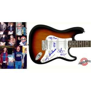 Doobie Brothers Autographed Listen To The Music Signed Guitar