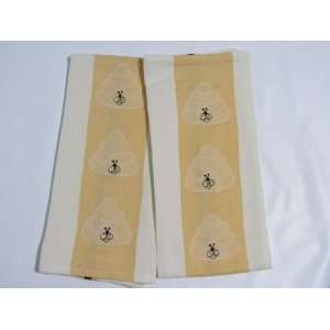  Wimpole Street Beehive Kitchen Towels Set of 2: Home 