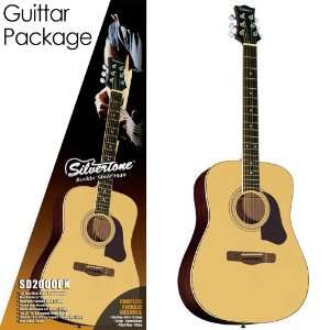  Silvertone SD2000 Acoustic Guitar Pack Natural Kitchen 