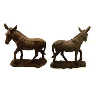  Large Cast Iron Donkey / Mule Figure 