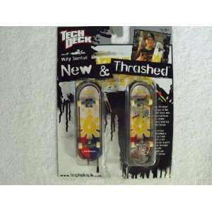   Tech Deck New & Thrashed ~ Willy Santos ~ 96 mm Boards Toys & Games