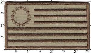 13 Star Flag Navy Seal Special Operations Desert Patch  