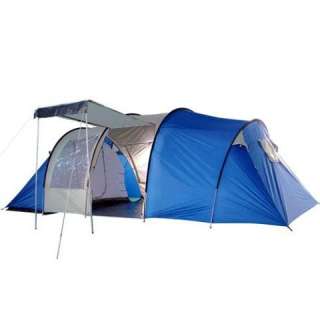 Peaktop 3+1 Rooms 8 10 Man XX Large Family Group Camping Tent  