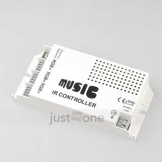 Music Audio Sound Driver RGB x 3 Strip Light LED Controller 12V 60W 