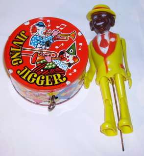 Vintage British Marx Jivin Jigger Black American wind up toy Boxed 