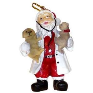  Santa Claus Vet Christmas Ornament: Home & Kitchen